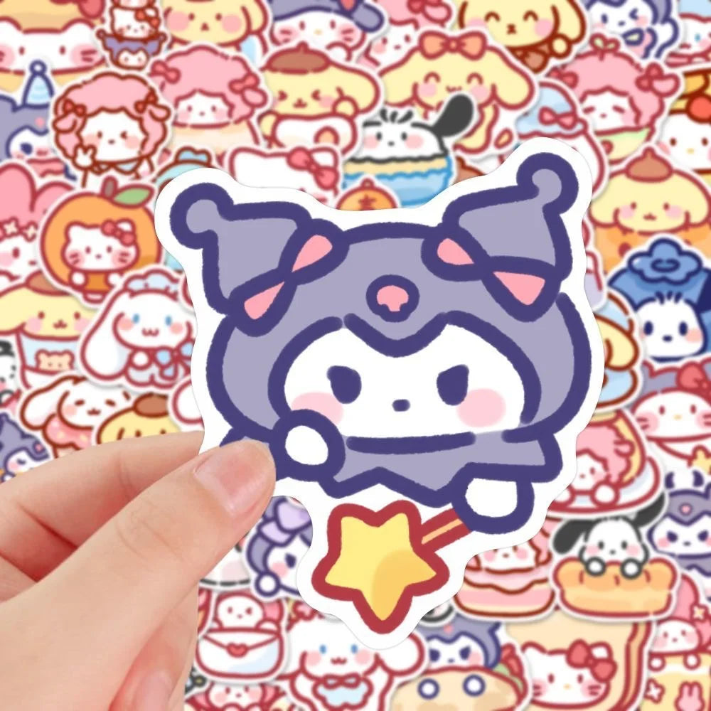 100 Cartoon Sanrio Stickers
