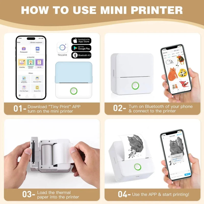 Portable Mini Printer