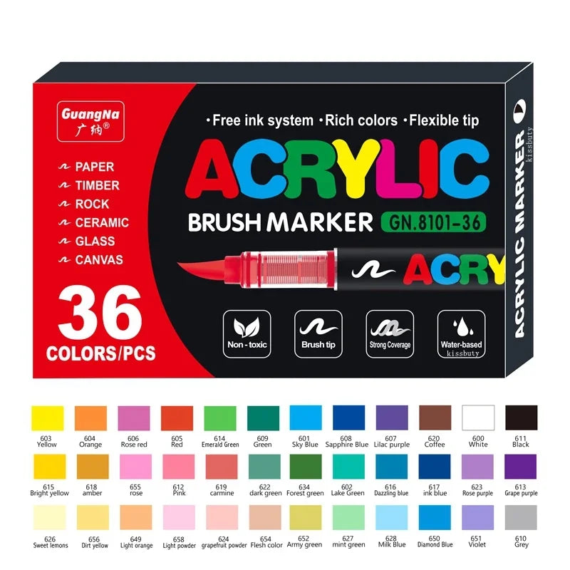 Acrylic Marker Pens (Waterproof)