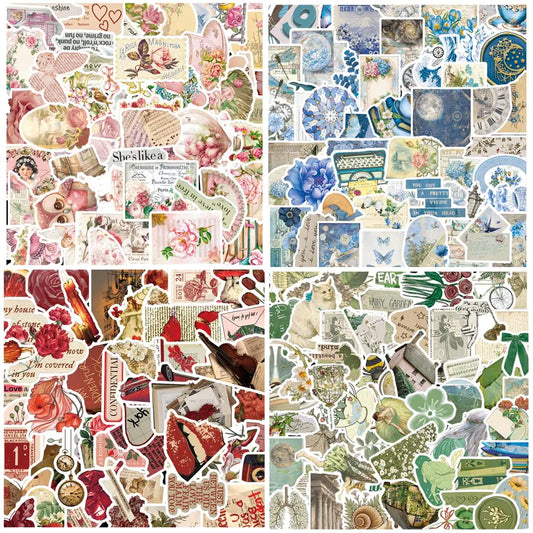 200 Vintage Aesthetic Stickers